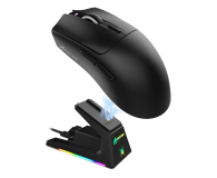 Attack Shark X1 Touchpad PAW3395PRO Omron czarna ze stacją ładującą 6972792470948 - 1349825 - zdjęcie 2